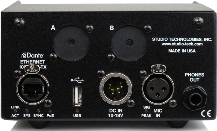 Studio Technologies M216 Announcer's Console, 3 Talkback Channels, Dante