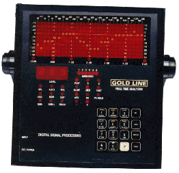 Goldline DSP30B 30-Band Digital 1/3 Octave Analyzer With Intelligibility Package - Model TEF04 Instrument Mic, Serial Port, OPTSTIcis Tm CD, Carrying Case