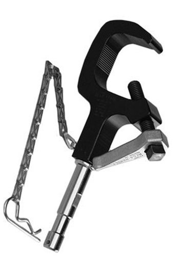 The Light Source MBB Mega Clamp With 5/8" Baby Pin, Black
