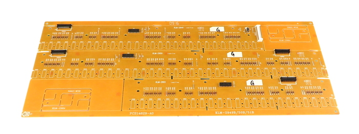 Korg 510C90172949 Low/Mid/Hi Key Contact PCB For SP-170S, Krome 88, Kross 2 88