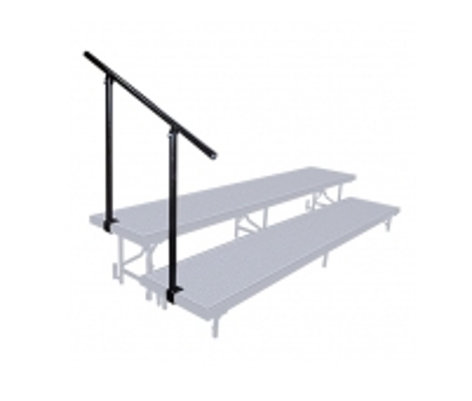 National Public Seating SGR2L Side Guard Rail For 2-Level Riser