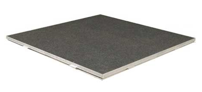 Show Solutions DD4848C Single Drum Platform With Carpet Surface, 48"x48"