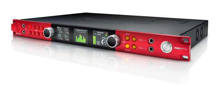 Focusrite Pro Red 8Pre 64x64 Thunderbolt 2 / Pro Tools HD Interface With 32x32 Dante I/O