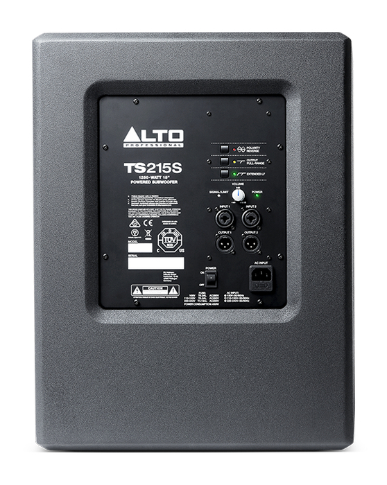 Alto Professional TS215S 15" Active Subwoofer, 1250-Watt