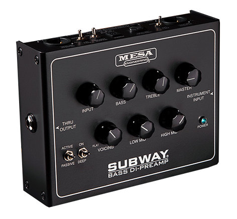 Mesa Boogie SUBWAY-DI-PRE Subway® Bass DI-Preamp Bass Pedal/Preamp & DI Box