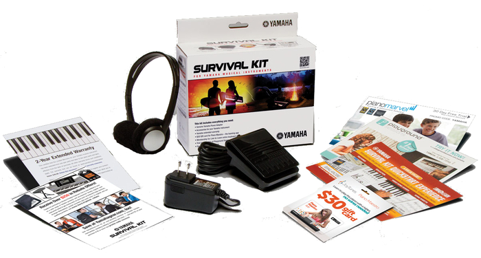 Yamaha SKB2 Survival Kit Portable Keyboard Accessories Package