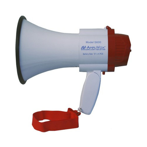 AmpliVox S600R Mini-Meg 10-Watt Rechargeable Megaphone