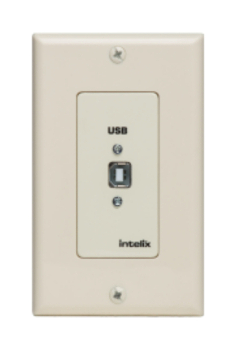 Liberty AV USB-WP-H-A Full-Speed USB Extender Wall Plate In Almond - Host Side