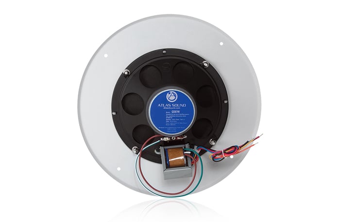 Atlas IED GD87W Ceiling Speaker, White Grill