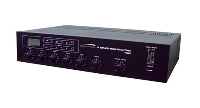 Speco Technologies P30FA 30W Amplifier With Digital AM/FM Tuner