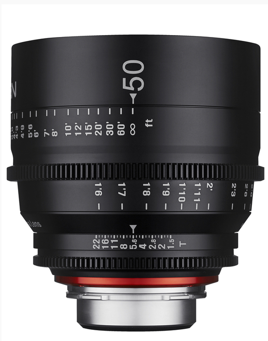 Rokinon XN50 C 50mm T1.5 Professional Cine Lens For Canon