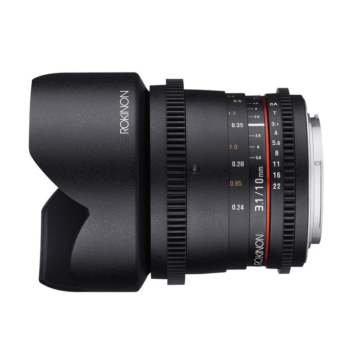 Rokinon DS10M 10mm T3.1 Cine DS Ultra Wide Angle Lens