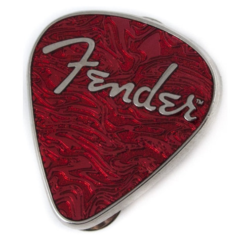 Fender 910-0208-000 Guitar Pick Pin In Red
