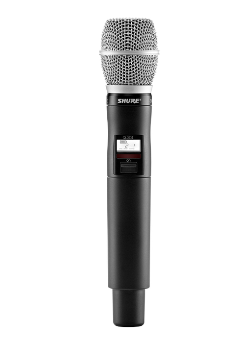 Shure ULXD2/SM86-V50 ULX-D Series Digital Wireless Handheld Transmitter With SM86 Mic, V50 Band (174-216MHz)