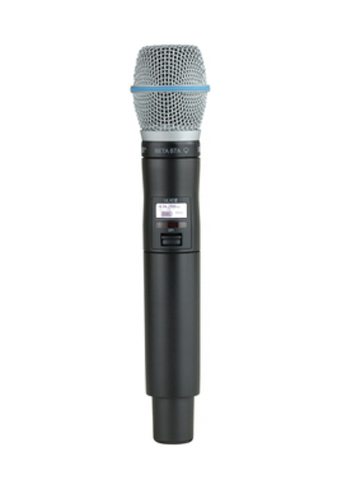 Shure ULXD2/B87A-V50 ULX-D Series Single-Channel Digital Wireless Mic System With Beta 87A Handheld, V50 Band (174-216MHz)