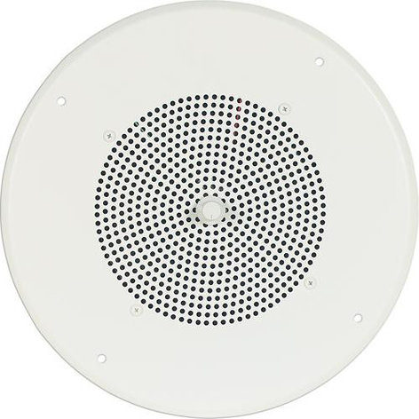 Bogen S86T725PG8UVR 8" Ceiling Speaker Assembly With Recessed Volume Control, Bright White