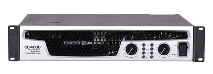 Crest CC4000 Amplifier 800/1350/2000W @ 8/4/2 Ohms Stereo