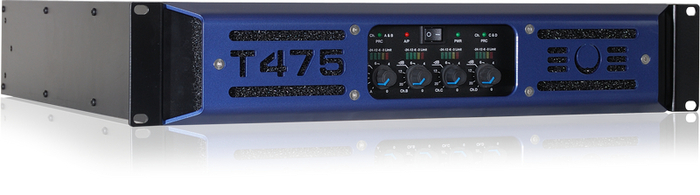 Turbosound T-475 120V 4-Channel Switch Mode Power Amplifier