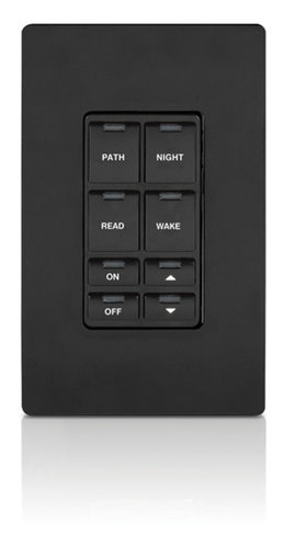 Crestron C2N-DB8-W-S 8-Button Decorator Keypad With White Smooth Finish