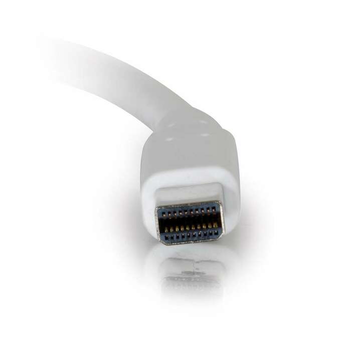 Cables To Go 54298 Mini DisplayPort To DisplayPort 6 Ft Adapter Cable In White