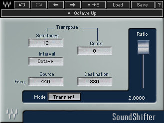 Waves SoundShifter Time And Pitch Shifting Plug-in (Download)