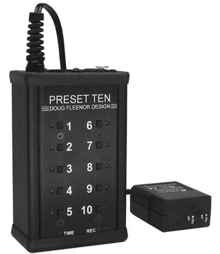 Doug Fleenor Design PRE10-P-POPO 10-Button Push-on  / Push-off Portable 5-pin DMX Controller