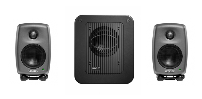 Genelec 8010.LSE StereoPak Active System Package, (2) 8010AP Monitors And (1) 7040 Subwoofer