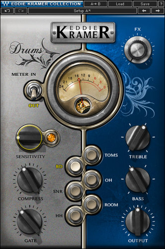 Waves Eddie Kramer Drum Channel Signature Multi-Effect Plug-in For Drums Download)