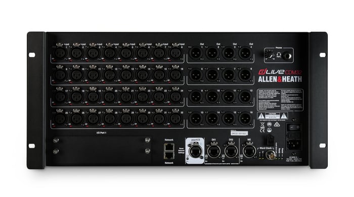 Allen & Heath dLive CDM32 C-Class MixRack With 32-Inputs And 16-Outputs