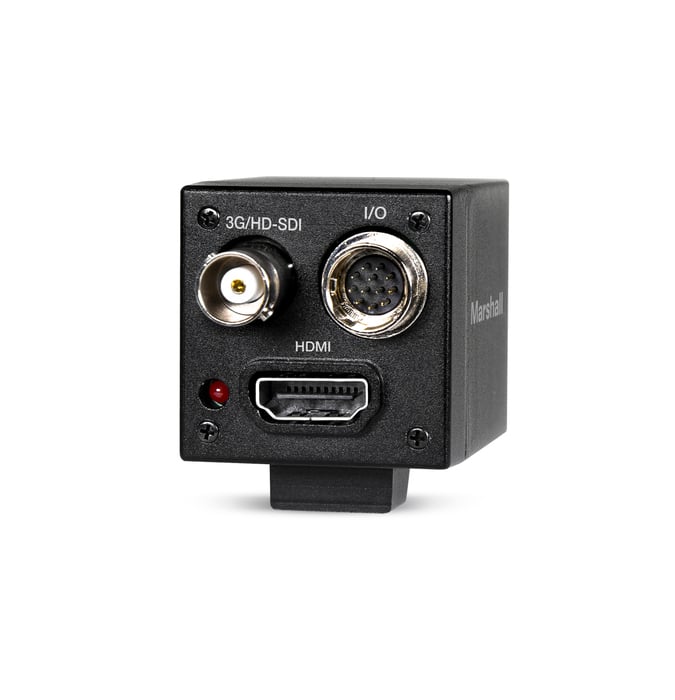 Marshall Electronics CV505-MB 2.5MP 3G/HD-SDI Mini Broadcast POV Camera With 3.7mm Lens, M12 Mount