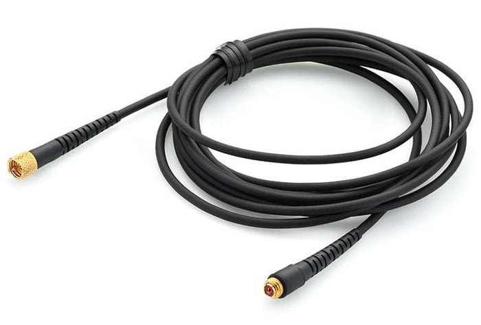 DPA CM2250B00 5m (16.4') MicroDot Extension Cable, 2.2mm Diameter, Black