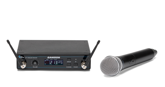 Samson SWC99HQ8-K Concert 99 Camera Handheld Wireless System With Q8 Microphone, K Band (470-494 MHz)