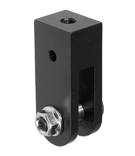 The Light Source MBAT-TRH.375B 3/8" Threaded Rod Hanger For Mega-Batten Clamp, Black