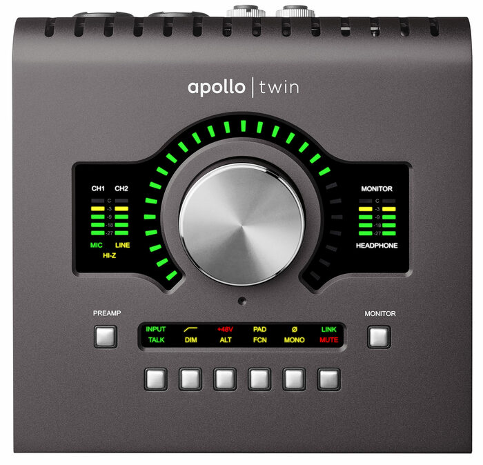 Universal Audio Apollo Twin MkII DUO 2x6 Thunderbolt Desktop Audio Interface With UAD-2 DUO DSP