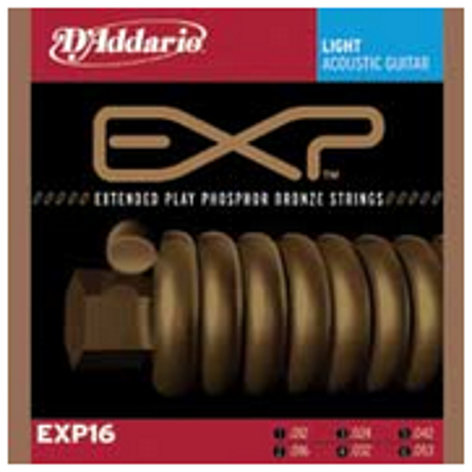 D`Addario EXP16 Light EXP Coated Phosphor Bronze Acoustic Guitar Strings