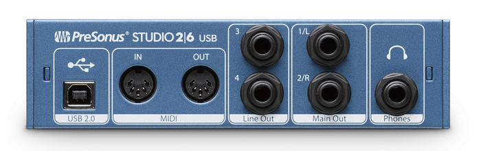 PreSonus Studio 26 2 X 2 USB Audio And MIDI Interface