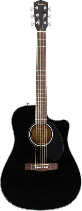 Fender CD-60SCE Dreadught Cutaway Acoustic-Electric Guitar With Solid Spruce Top And Mahogany Back And Sides