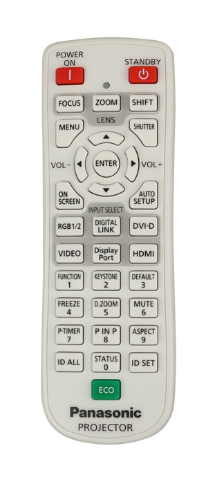 Panasonic N2QAYA000063 Remote Control For PT-EW730ZU