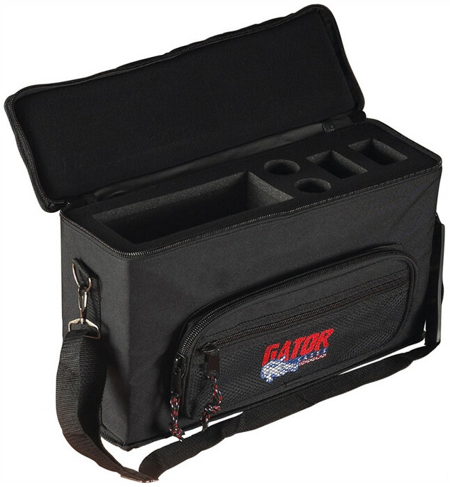 Gator GM-2W 2x Wireless Microphone System Padded Bag