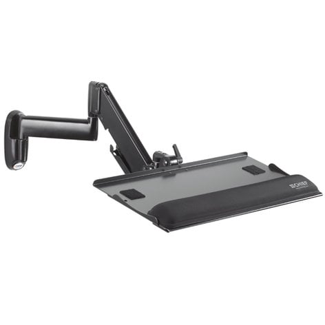 Chief KWK110B Height-Adjustable Keyboard And Mouse Tray Wall Mount