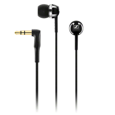 Sennheiser CX100-BLACK Universal In-Ear Headphone, Black