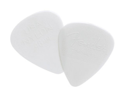 Fender 351 Shape Nylon Picks Nylon -Slip Grip Picks, 12-Pack