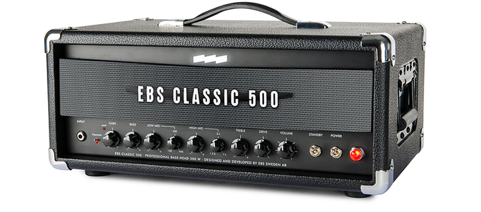 EBS EBS-CL500 Classic 500 Bass Amp Head, 500W