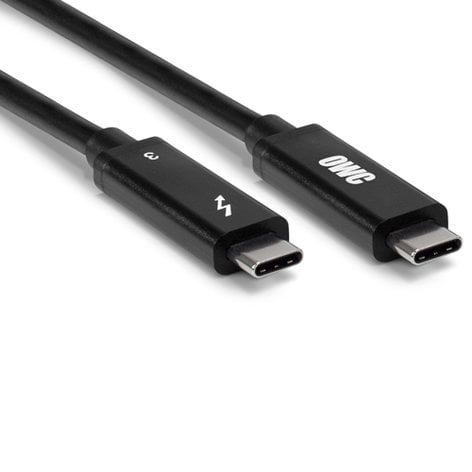 OWC OWCCBLT3A1.0BP Thunderbolt 3 USB-C Cable 39" 40Gb/s Thunderbolt 3 Cable With USB-C Connectors