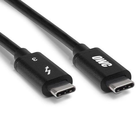 OWC OWCCBLT3P0.5BP Thunderbolt 3 USB-C Cable 20" 40Gb/s Thunderbolt 3 Cable With USB-C Connectors