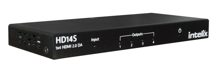 Intelix HD14S 1x4 HDMI 2.0 18G Distribution Amplifier Supports 4K60 4:4:4