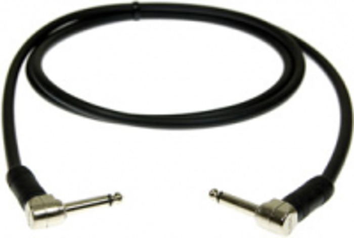 Pro Co LPPLL-3 3' Lifelines 1/4" TS Instrument Cable With Dual Right Angle Connector RS
