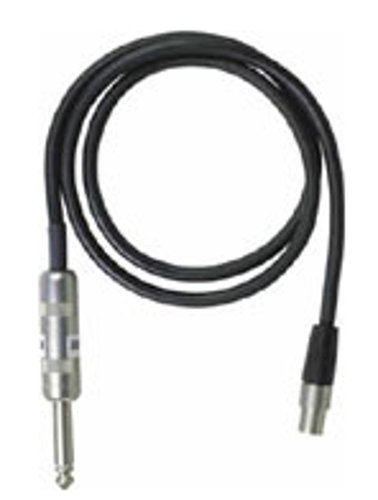 Shure WA302 Instrument Cable, 1/4" Jack To 4-pin Mini Connector