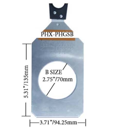 Altman PHX-PHGSB Gobo Holder For PHX, B Size