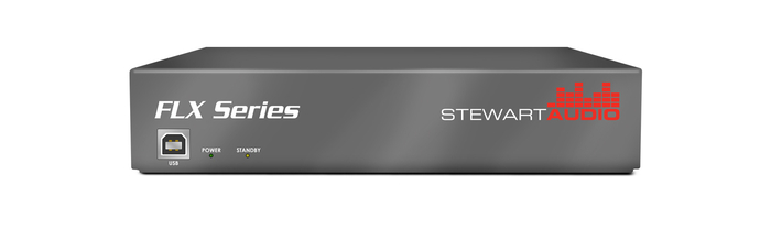 Stewart Audio FLX80-4-LZ-D Rack-Mountable 80W X 4-Channel DSP-Enabled Analog Amplifier @ 4 Ohms With Dante